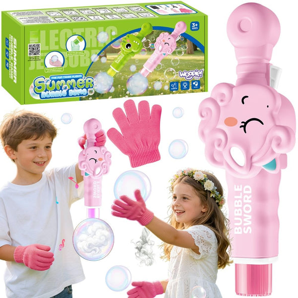 WOOPIE Magiczny Pistolet Na Bańki z Dymem Maszynka Do Baniek Jednorożec
