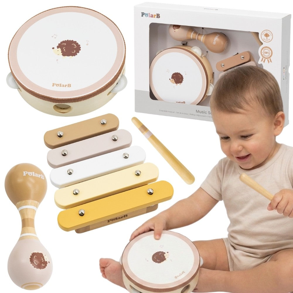 VIGA PolarB Zestaw Instrumentów Muzycznych Z Jeżykiem