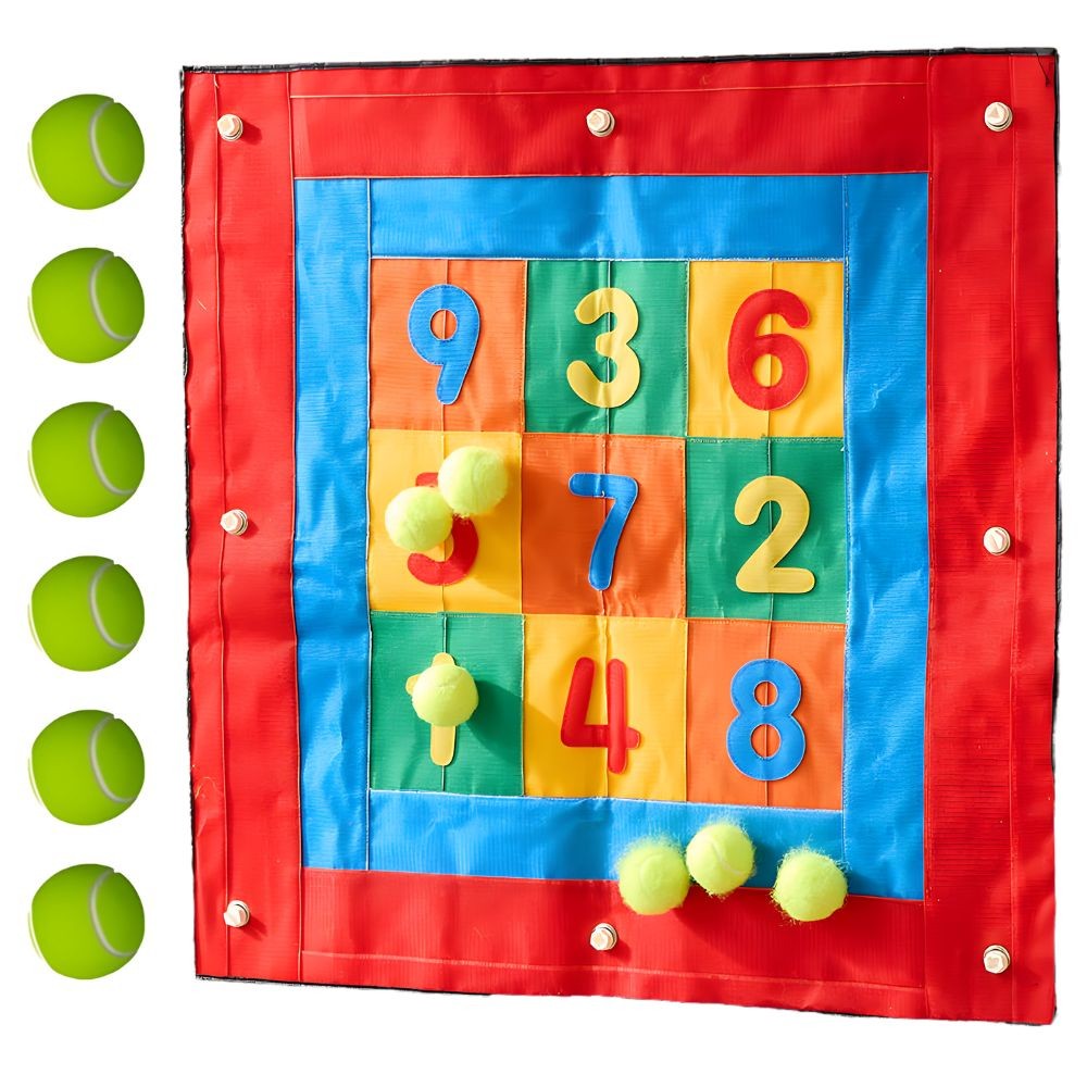 MASTERKIDZ Kwadratowa Tarcza Na Rzepy Rzut Do Celu Do Tablicy STEM