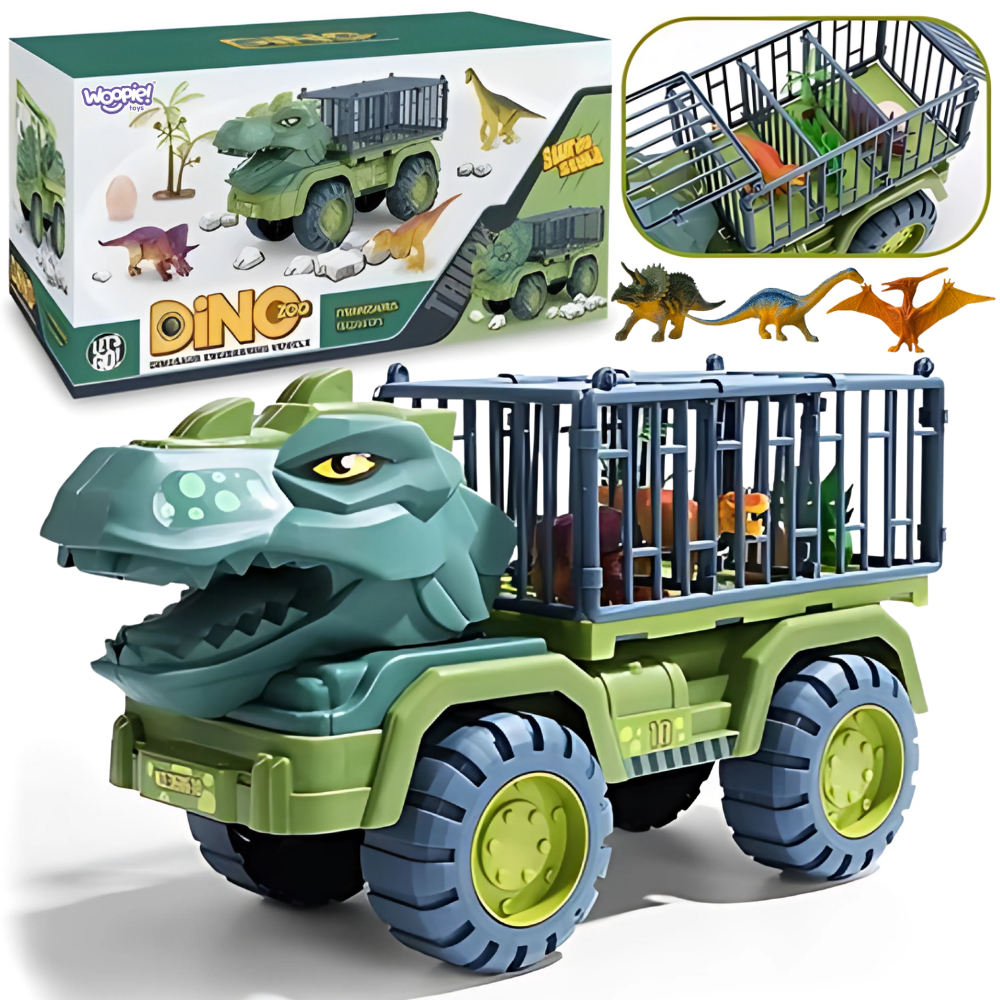 WOOPIE Ciężarówka Dinozaur Transporter Figurki