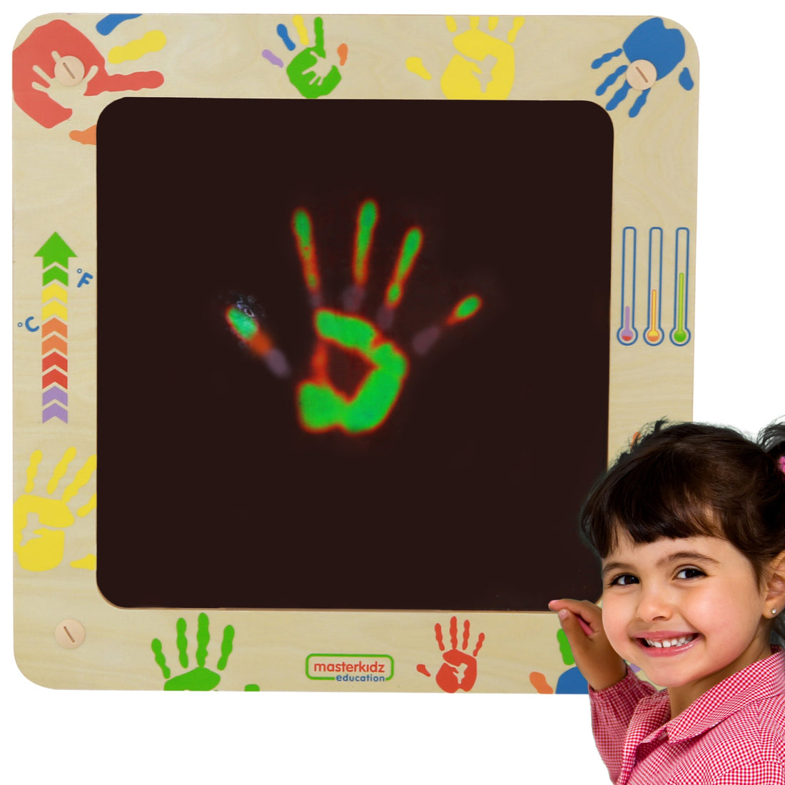 MASTERKIDZ Tablica Edukacyjna Ciepłoczuła Reagująca Na Ciepło