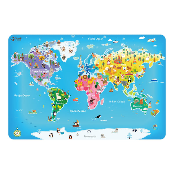 CLASSIC WORLD Puzzle Mapa Świata